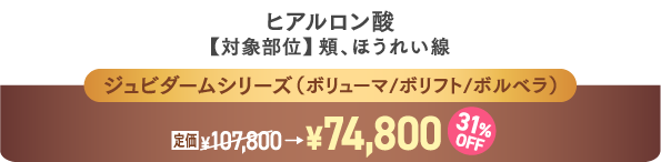 ヒアルロン酸ジュビダームシリーズ
